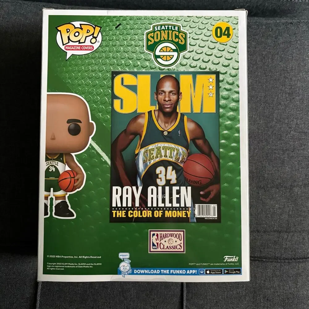 Funko Pop! Magazine Covers: SLAM - Ray Allen (#04) - Seattle Supersonics - NIB
